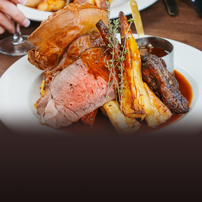 Sunday menu at The Red Lion