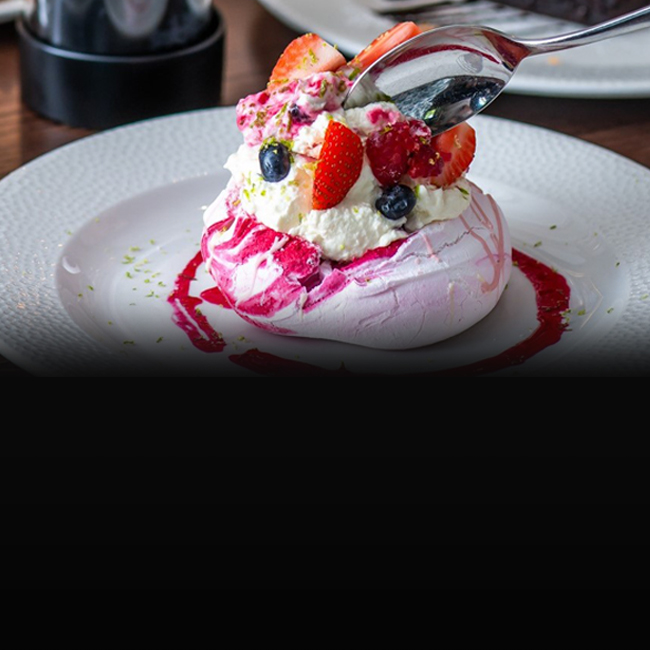 Dessert menu at The Red Lion