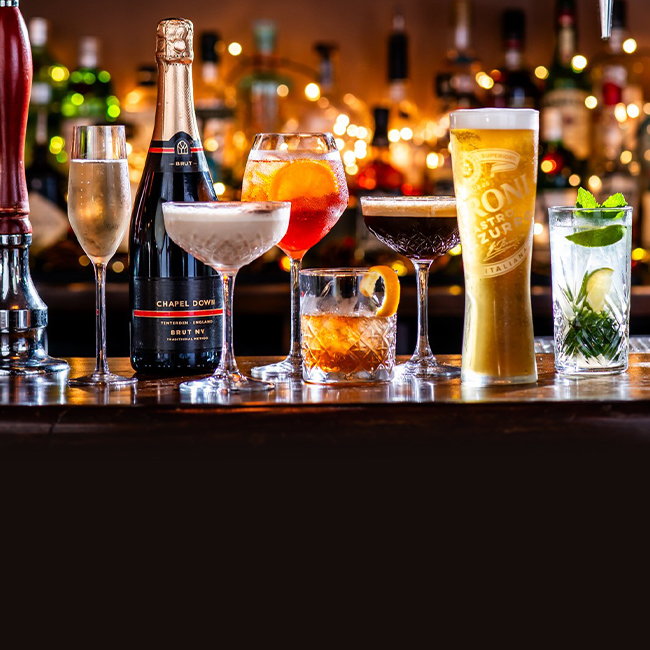 Wine & Drinks menu at The Red Lion