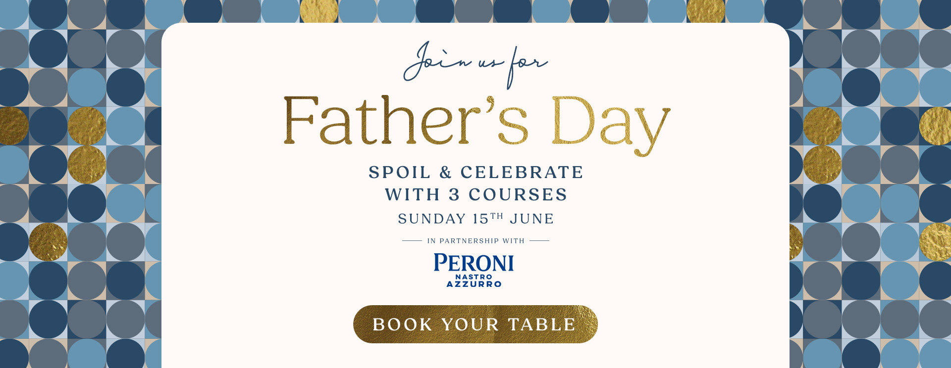 Father’s Day menu Haywards Heath